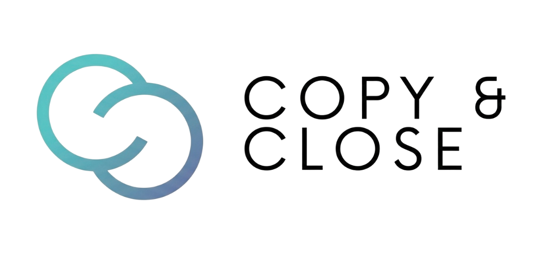 Copy & Close Logo